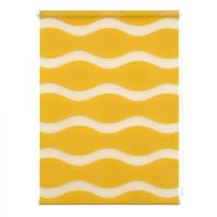 Duo Rollo Welle Klemmfix, ohne Bohren, Senfgelb, 45 cm x 150 cm (B x L)