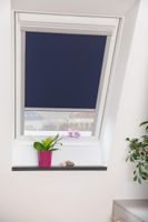 Dachfensterrollo Skylight, Thermo, Verdunkelung, Blau, 97,3 cm x 122 cm (B x L)