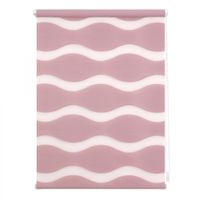 Duo Rollo Welle Klemmfix, ohne Bohren, Altrosa, 45 cm x 150 cm (B x L)