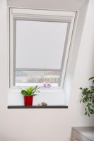 Dachfensterrollo Skylight, Thermo, Verdunkelung, Weiß, 97,3 cm x 100 cm (B x L)