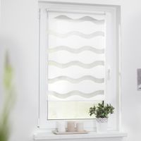 Duo Rollo Welle Klemmfix, ohne Bohren, Weiß, 60 cm x 150 cm (B x L)