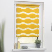 Duo Rollo Welle Klemmfix, ohne Bohren, Senfgelb, 90 cm x 150 cm (B x L)