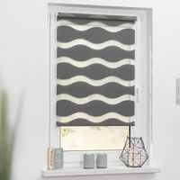 Duo Rollo Welle Klemmfix, ohne Bohren, Anthrazit, 70 cm x 150 cm (B x L)