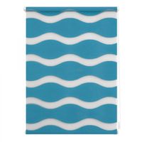 Duo Rollo Welle Klemmfix, ohne Bohren, Petrol, 60 cm x 150 cm (B x L)
