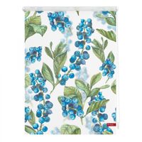 Rollo Klemmfix, ohne Bohren, blickdicht, Heidelbeere - Blau Grün, 60 x 150 cm (B x L)