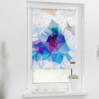 Rollo Klemmfix, ohne Bohren, blickdicht, Grafik - Bunt, 60 x 150 cm (B x L)