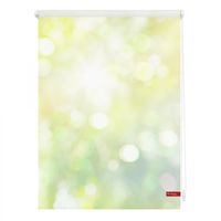 Rollo Klemmfix, ohne Bohren, blickdicht, Lichtspiel - Grün Gelb, 60 x 150 cm (B x L)