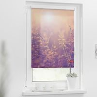 Rollo Klemmfix, ohne Bohren, blickdicht, Sommerabend - Orange, 80 x 150 cm (B x L)