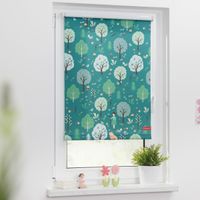 Rollo Klemmfix, ohne Bohren, blickdicht, Leni - Grün, 90 x 150 cm (B x L)