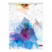 Rollo Klemmfix, ohne Bohren, blickdicht, Grafik - Bunt, 100 x 150 cm (B x L)