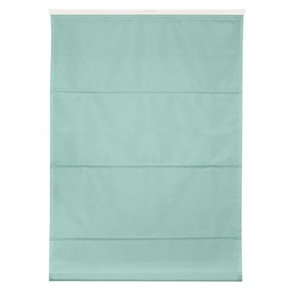 Raffrollo Klemmfix TOP, ohne Bohren, verspannt Mint, 80 cm x 210 cm (B x L)