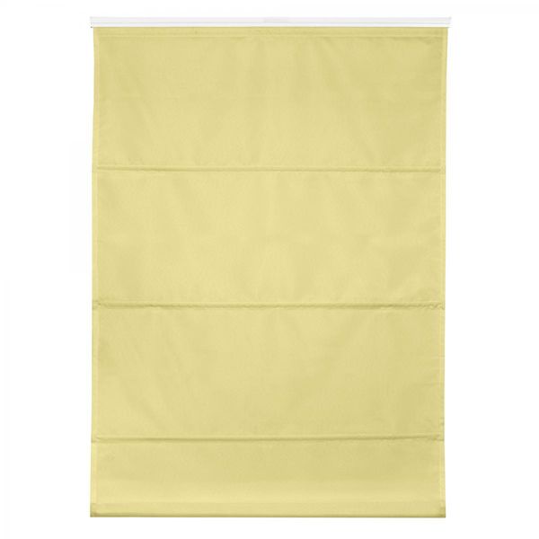 Raffrollo Klemmfix TOP, ohne Bohren, verspannt Gelb, 45 cm x 130 cm (B x L)