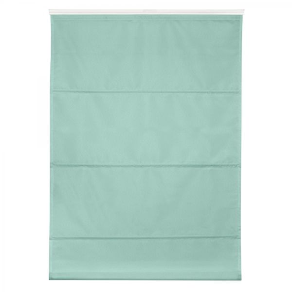 Raffrollo Klemmfix TOP, ohne Bohren, verspannt Mint, 110 cm x 130 cm (B x L)