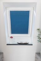 Dachfenster Sonnenschutz Haftfix, ohne Bohren, Blau, 47 cm x 96,9 cm (B x L)