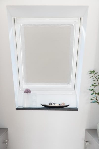 Dachfenster Sonnenschutz Haftfix, ohne Bohren, Beige, 94 cm x 96,9 cm (B x L)