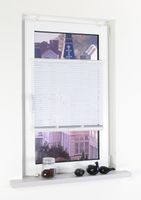 Klemmfix Jalousie verspannt aus Aluminium, 50 x 130 cm (Breite x Höhe), weiß