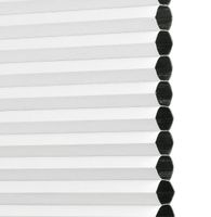 Klemmfix Thermo-Plissee verspannt, Verdunklung, 75 x 130 cm (Breite x Höhe), weiß