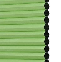 Klemmfix Thermo-Plissee verspannt, Verdunklung, 60 x 130 cm (Breite x Höhe), apfelgrün