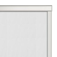 Dachfensterrollo Verdunklung, 74 x 61,3 cm (Höhe x Breite), weiß/silber