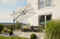 Schneider Sonnenschirm Rhodos ECO TWIST natur, ca. 270 x 270 cm