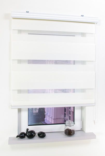 Duo-Rollo mit Kasette, Rollo, 160 x 60 cm (H x B) champagner