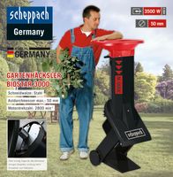 Elektro-Gartenhäcksler Biostar 3000, 3,5 kW / 400V