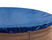 Abdeckplane für Pool rund 700cm Royalblau Planenmaß 780cm Sommer Winter
