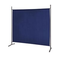 2 Stück Stellwand 178x178cm Blau Paravent Raumteiler Trennwand Sichtschutz