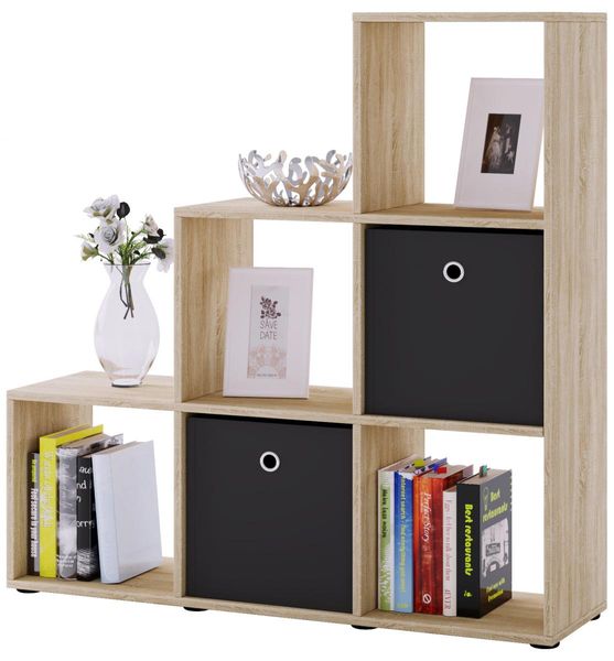 6er-Treppenregal "Nitas", Sonoma-Eiche