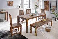 Esszimmertisch KALKUTTA 120 x 70 x 76 cm Mango Massivholz