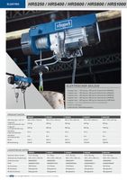 Elektrischer Seilhebezug HRS 400