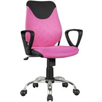 Kinder-Drehstuhl KiKa, Schwarz-Pink