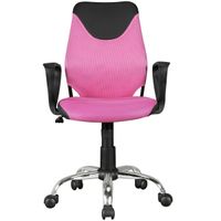 Kinder-Drehstuhl KiKa, Schwarz-Pink