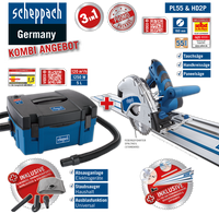 3in1 Kompakt-Absauganlage HD2P + 160mm Tauchsägen-Set PL55