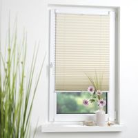 Klemmfix Thermo Plissee verspant, verdunkelnd, 40 x 130 cm beige