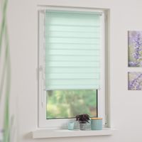 Duo-Rollo mini, Klemmfix Doppelrollo, pastellgrün, Rollo 45 x 160 cm (B x H)