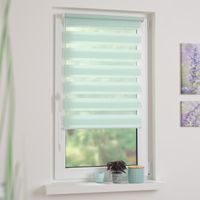 Duo-Rollo mini, Klemmfix Doppelrollo, pastellgrün, Rollo 70 x 160 cm (B x H)