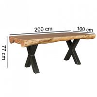 Esszimmertisch 200 x 100 x 77cm