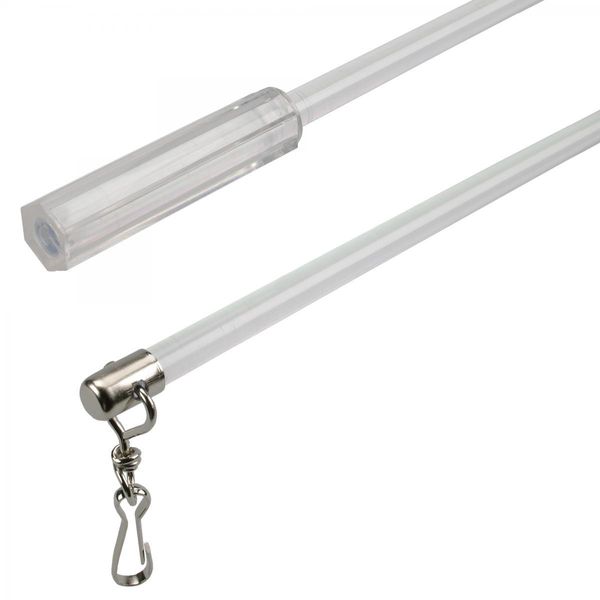 Schleuderstab 125 cm glasklar