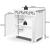 Deuba Kommode "Nostalgie" weiß