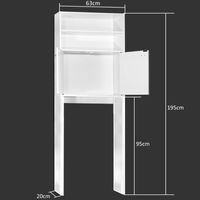 Deuba Waschmaschinenschrank weiss