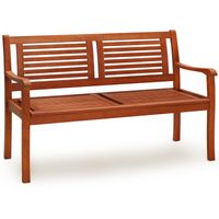 Deuba Gartenbank Eukalyptus 2 Sitzer 120x90x60cm braun FSC® 100%