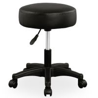 Deuba Rollhocker schwarz