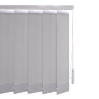 Schiebevorhang 100 x 250 cm hellgrau 127 mm