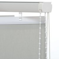 Schiebevorhang 150 x 250 cm hellgrau 127 mm