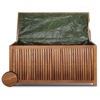 Deuba Auflagenbox mit Rädern und Edelstahlgriff