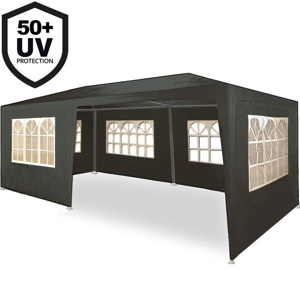 Deuba Festzelt 3x6m Rimini - anthrazit