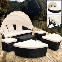 Deuba Sonneninsel oval 226cm mit Sonnendach