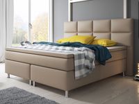 Boxspringbett Miami 180x200 cm Kunstleder Muddy