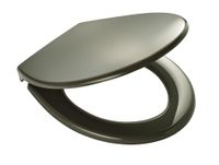 WC-Sitz Miami, grau, mit Soft-Close, Polypropylen